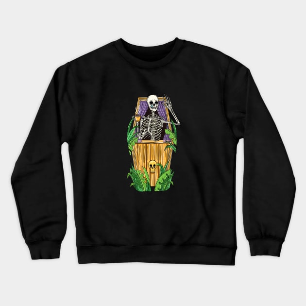 Homebody Crewneck Sweatshirt by Sad Skelly